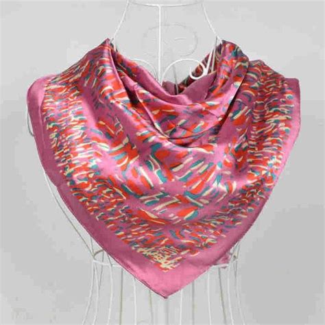 2015 New Design Women Polyester Silk Big Square Silk Scarf 90 90cm Hot