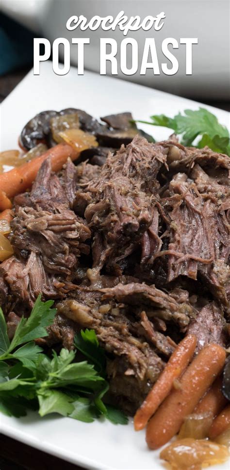 Crockpot Pot Roast With Gravy Crazy For Crust Recipe Pot Roast