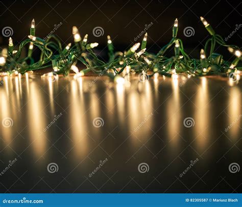 Christmas lights string stock image. Image of background - 82305587