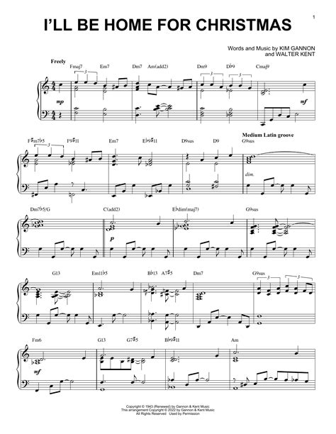 I Ll Be Home For Christmas Jazz Version Arr Brent Edstrom By Bing