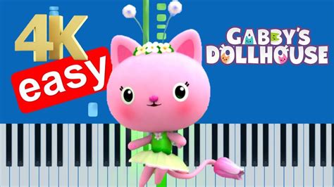 Kitty Fairy Cat Of The Day Gabbys Dollhouse Easy Medium Piano