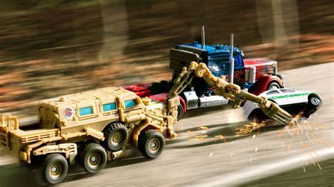 Transformers Movie Optimus Prime Vs Bonecrusher Truck Vehicle