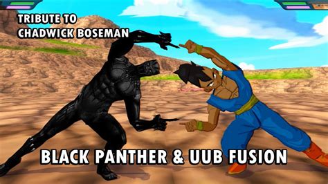 Black Panther And Uub Fusion Tribute To Chadwick Boseman Youtube