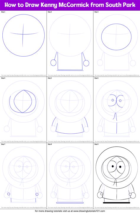 How To Draw Kenny South Park