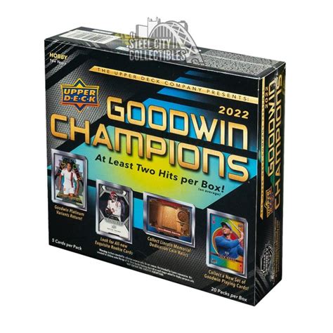 Upper Deck Goodwin Champions Hobby Box Steel City Collectibles