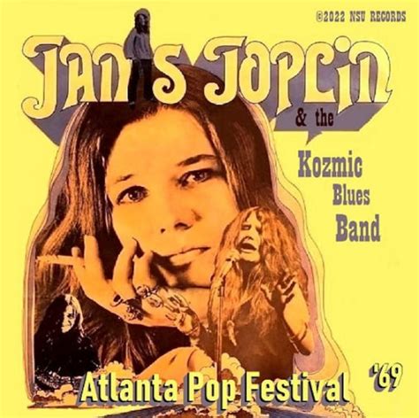 Janis Joplin Live At The Atlanta Pop Festival 1969 July 5th Etsy