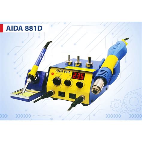 Estacao De Solda E Retrabalho Ar Aida 881d Maquina Solda Para