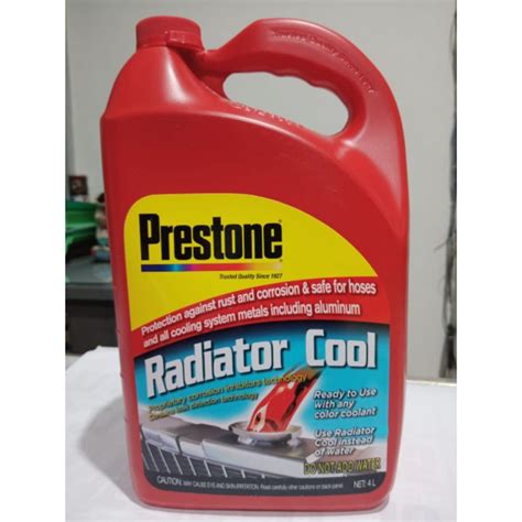 Jual Air Radiator Prestone Radiator Coolant Merah Liter Shopee