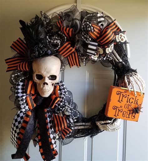 Skeleton Halloween Wreath Skeleton Halloween Wreath Halloween Wreath Halloween Skeletons