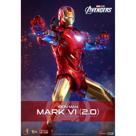 พรอมสงจากไทย Hot Toys MMS687D52 1 6 The Avengers Iron Man Mark VI 2 0 Shopee Thailand