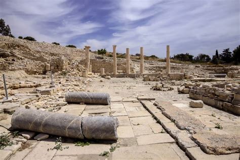 Ruins of a Medieval Amathus, North of Lemessos, Cyprus Stock Image ...