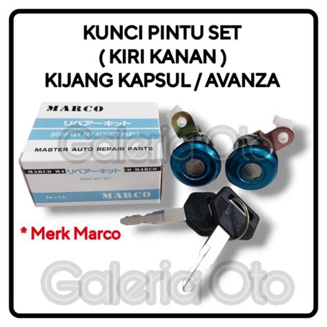 Jual Door Key SET Kunci Pintu TOYOTA AVANZA KIJANG KAPSUL 1 SET 2