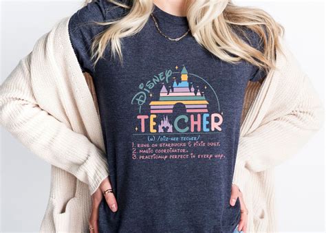 Disney Teacher Definition Shirt Teach Love Inspire Sweatshirt Disney