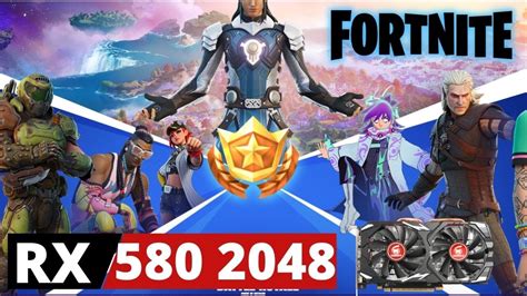 RX 580 2048sp Veineda RYZEN 5 5600X FORTNITE CAPÍTULO 4 TEMPORADA 1