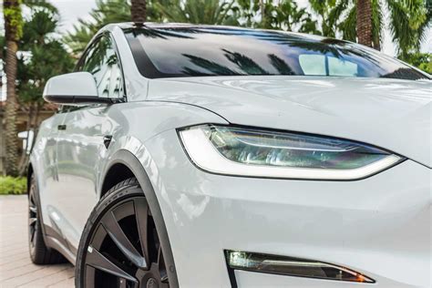 Tesla Model X White - Boston Luxury Car Rental