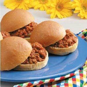 Classic Homemade Sloppy Joes Recipe Taste Of Home