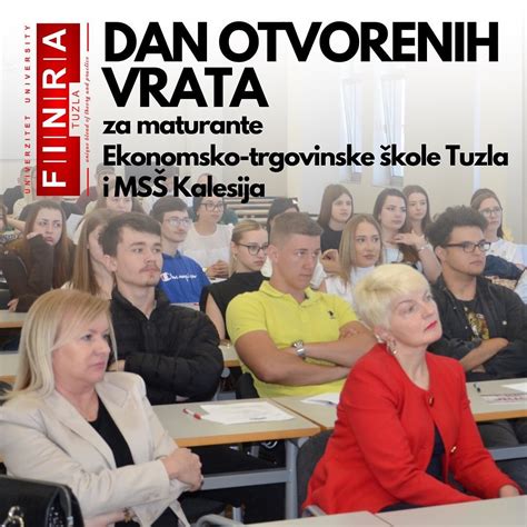 Dan Otvorenih Vrata Za Maturante Ekonomsko Trgovinske Kole Tuzla I Ms