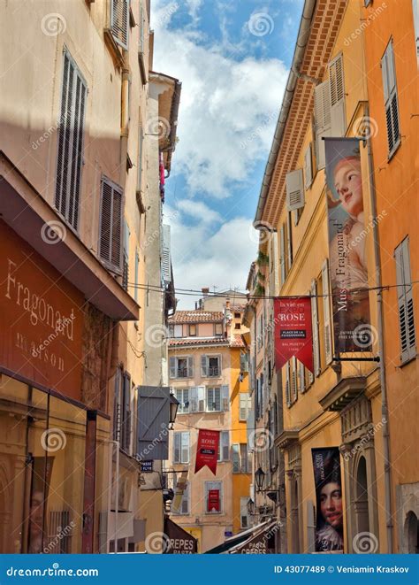 Grasse Architecture Of Grasse Town Editorial Stock Image Image Of City Windows 43077489