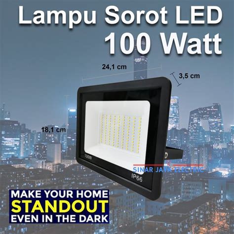 Jual Lampu Led Sorot Lampu Tembak Led Ip Waterproof W Watt