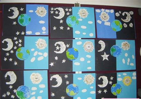 Day And Night Craft Idea For Kindergarten 1 Crafts And Worksheets