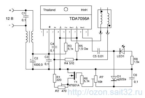 Схемы генератора на TDA7056A