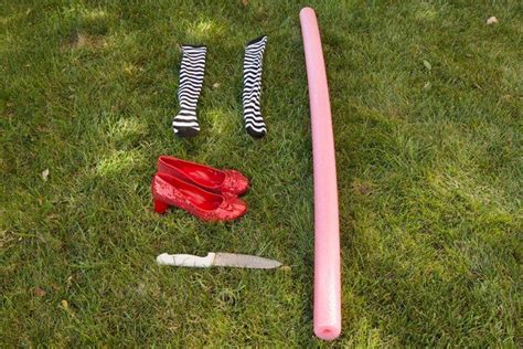 Diy Wizard Of Oz Wicked Witch Legs Halloween Decoration