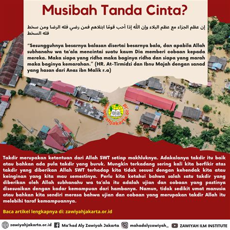 Musibah Tanda Cinta? - Ma'had Aly Zawiyah Jakarta