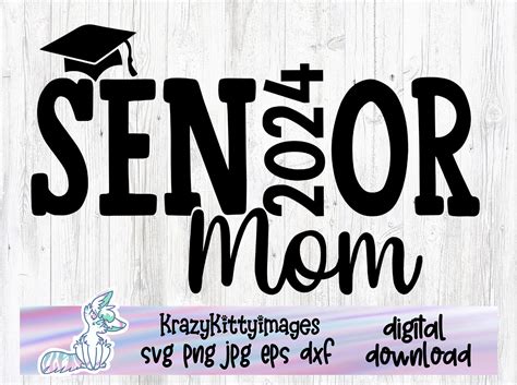 Class Of 2024 Graduation Svg Senior Mom Svg Proud Mom Of A Etsy Australia