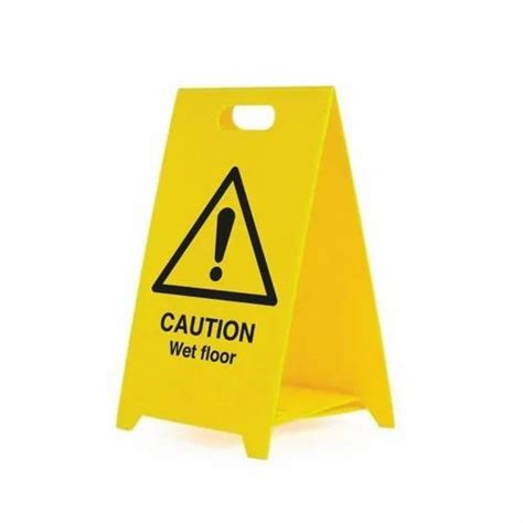 Incandescent Polycarbonate Yellow Cautionary Board At Rs 240piece In