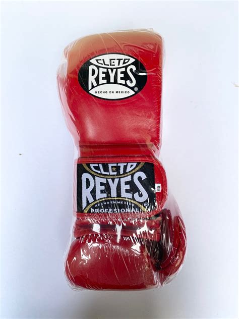 Cleto Reyes Hook And Loop Closure Boxing Gloves Oz Classic Red On