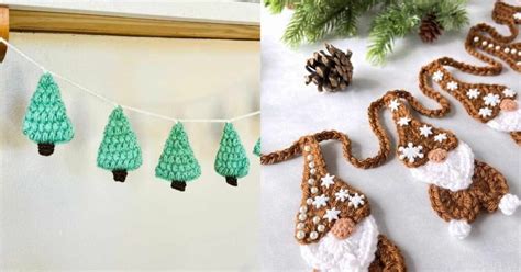 15 Crochet Christmas Garlands Fun And Festive Patterns