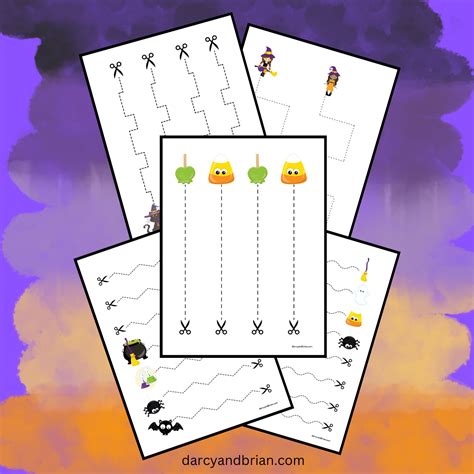 Halloween Cutting Activities For Preschoolers Free Printables