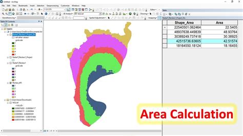 Convert Raster To Shapefile Polygon Calculate Area Using Arcgis