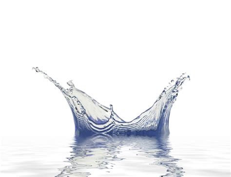 Premium Photo | Sparks of water isolated on white