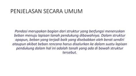 Pondasi Bangunan Bertingkat Skb Arsitektur Ppt