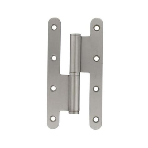 Paumelle bouts ronds 140X70X3 mm inox SS304 avec vis inox 4X30 à gauch