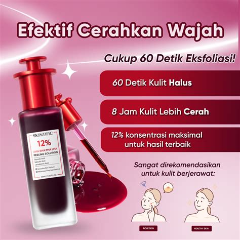 Jual New Skintific Aha Bha Pha Lha Peeling Solution Ml Serum