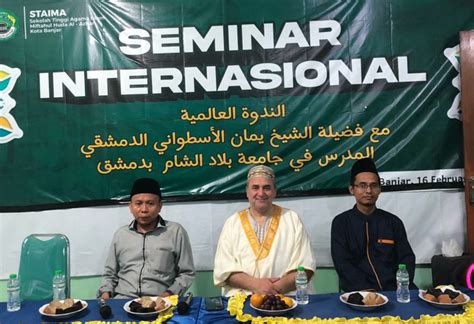 ISMA Kota Banjar Gelar Seminar Internasional Syekh Yaman Al Usthuwani