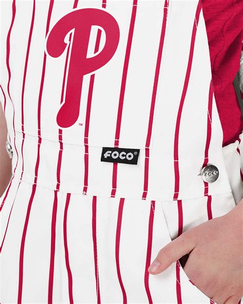 Philadelphia Phillies Youth Pinstripe Bib Overalls FOCO