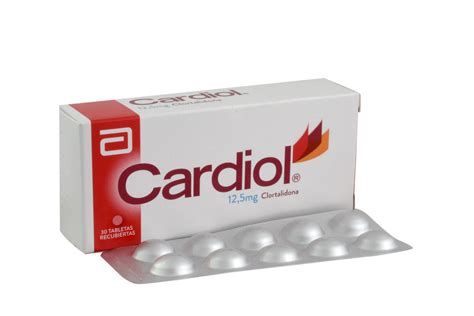 Cardiol 12 5 Mg Caja Con 30 Tabletas Recubiertas Farma Chex