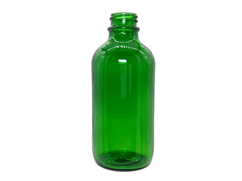 4 Oz 22 400 Green Glass Boston Round Bay Area Bottles