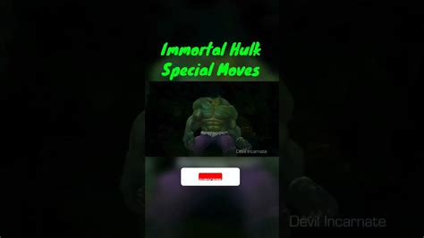 Immortal Hulk Special Movesmcoc Marvel Shorts Youtube