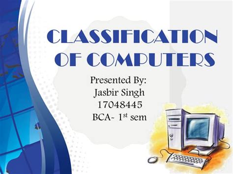 Classification Of Computers Ppt