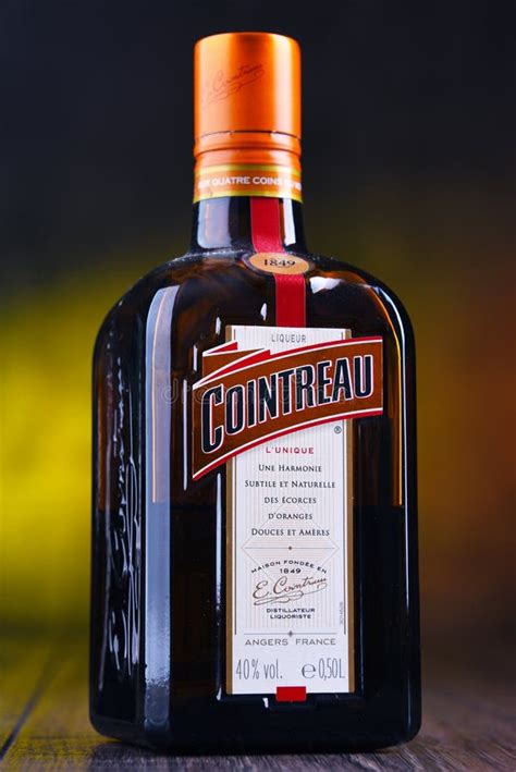 Bottle Of Cointreau Triple Sec Editorial Stock Photo Image Of