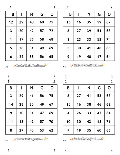 cartelas de bingo para imprimir de 1 a 50 Descubra a emoção das