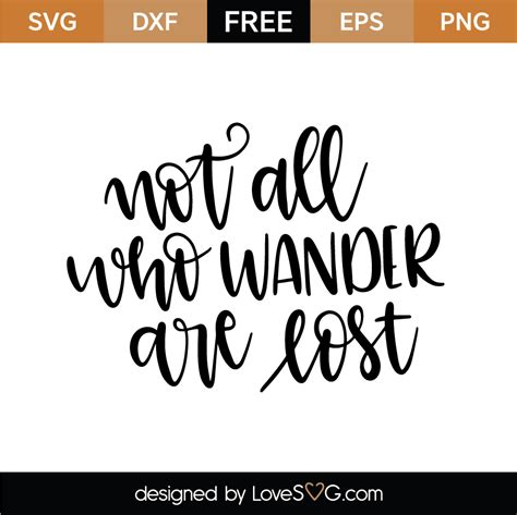 Papercraft Not All Those Who Wander Are Lost Quote Svg Travel Svg