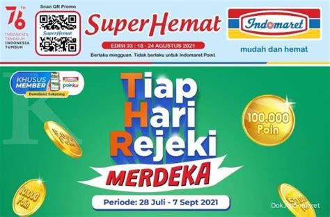 Promo Indomaret Hari Kamis 19 Agustus 2021 Diskonan Tengah Pekan