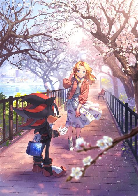 Safebooru Boy Girl Absurdres Adjusting Hair Bag Bench Blonde Hair Blue Eyes Blurry