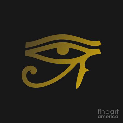 Eye of Horus Drawing by Maher Fam - Fine Art America