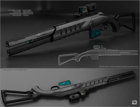 Mavric Sci Fi Shotgun By Peterku On Deviantart